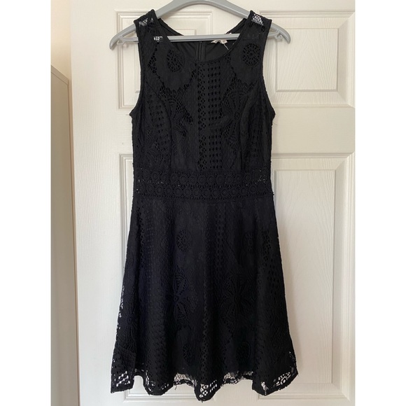 Rebellion Black Lace Sleeveless Dress - Picture 1 of 4
